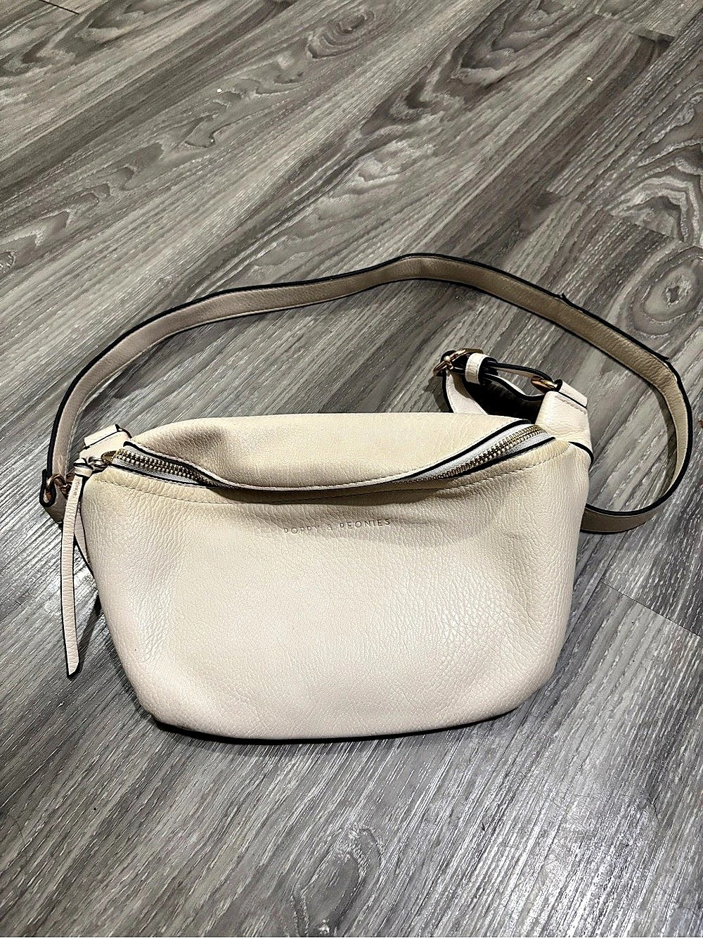Poppy & Peonies The Sidekick Crossbody Bag Cream